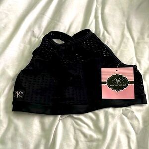 Kandi Kouture black bra top teen small size 3-5